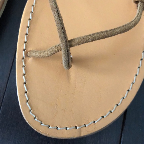 NWT Urban Outfitters Brown Suede Wrap Sandal - Picture 4 of 9